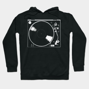 Turntable - Vinyl Record Analog Record Music Producer Hoodie